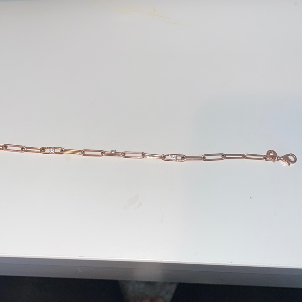 Rose gold Pandora bracelet